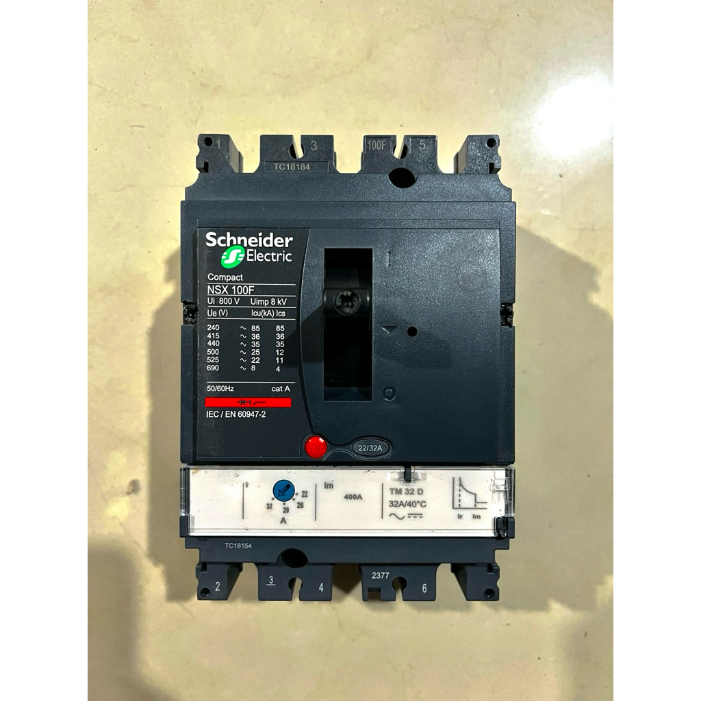 MCCB NSX 3P Schneider 25A/32A/40A/50A