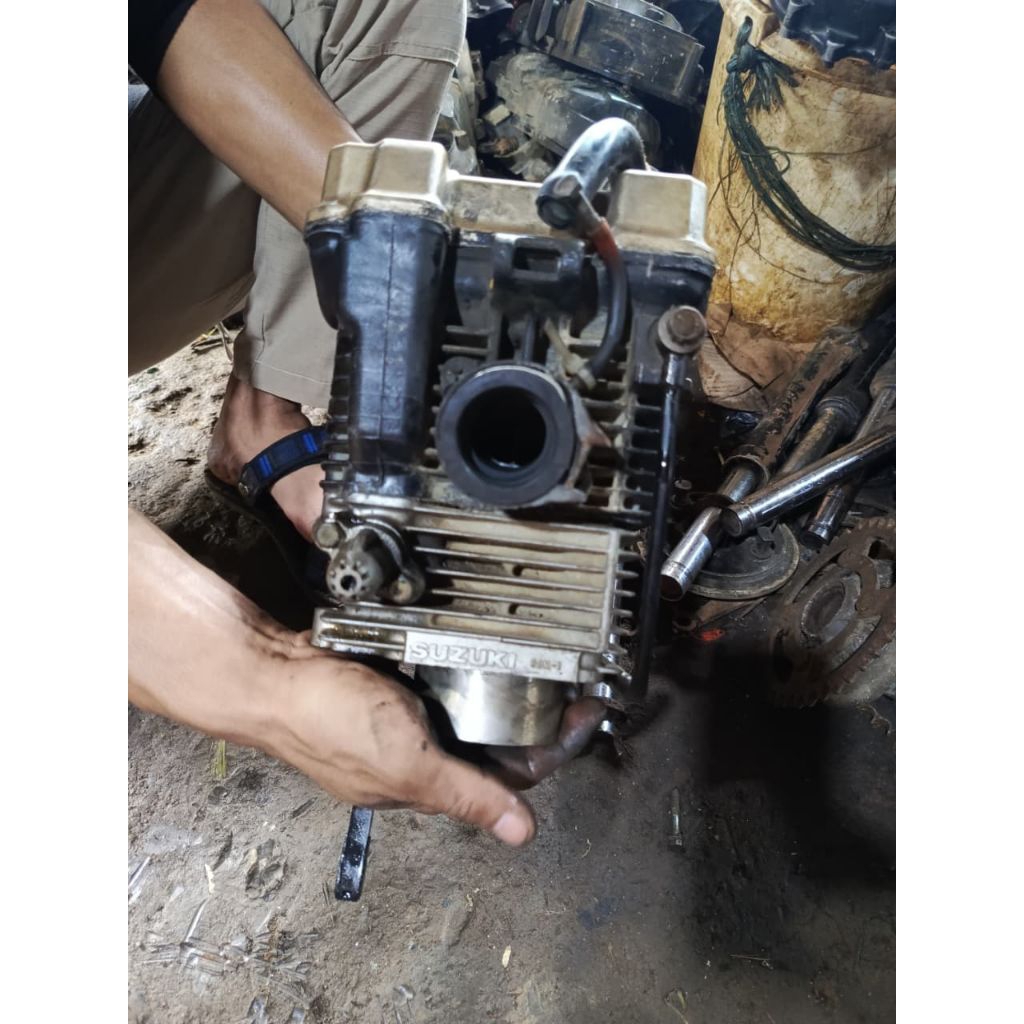 BLOK HEAD FULL ISI SIAP PAKAI SATRIA FU KARBU ORIGINAL COPOTAN