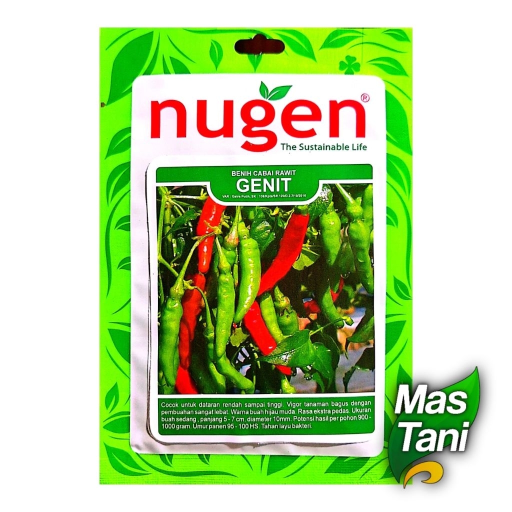 Cabe Rawit Hijau Nugen Genit 10 Gr