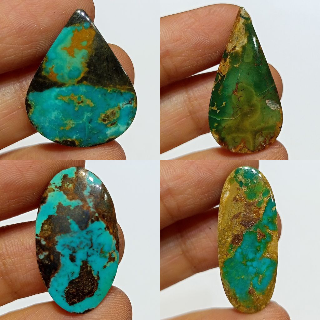 NATURAL PIRUS PERSIA HIJAU SERAT EMAS (20)