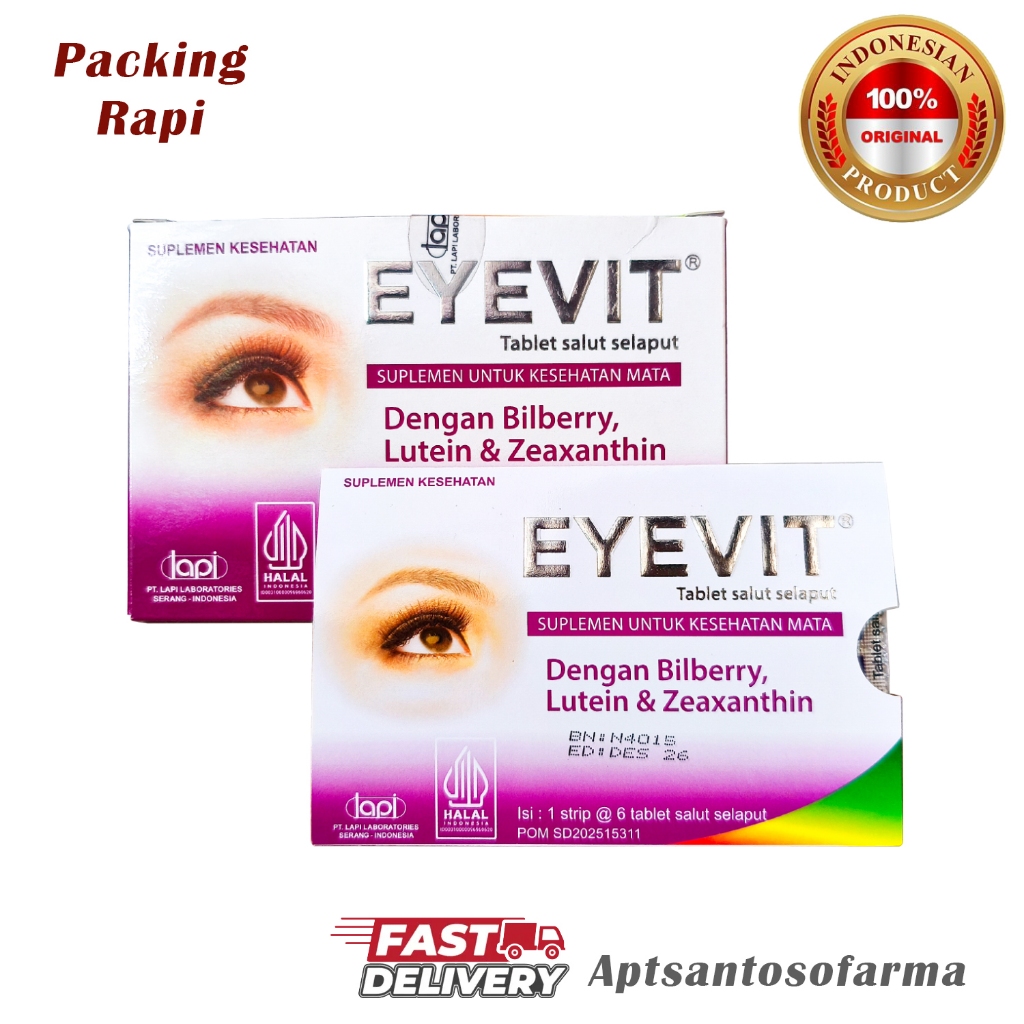 Eyevit Tablet Vitamin Mata | Jaga Kesehatan Mata