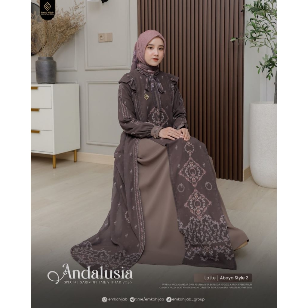 Andalusia emka / sarimbit terbaru emka / andalusia dress / dress emka / andalusia famset