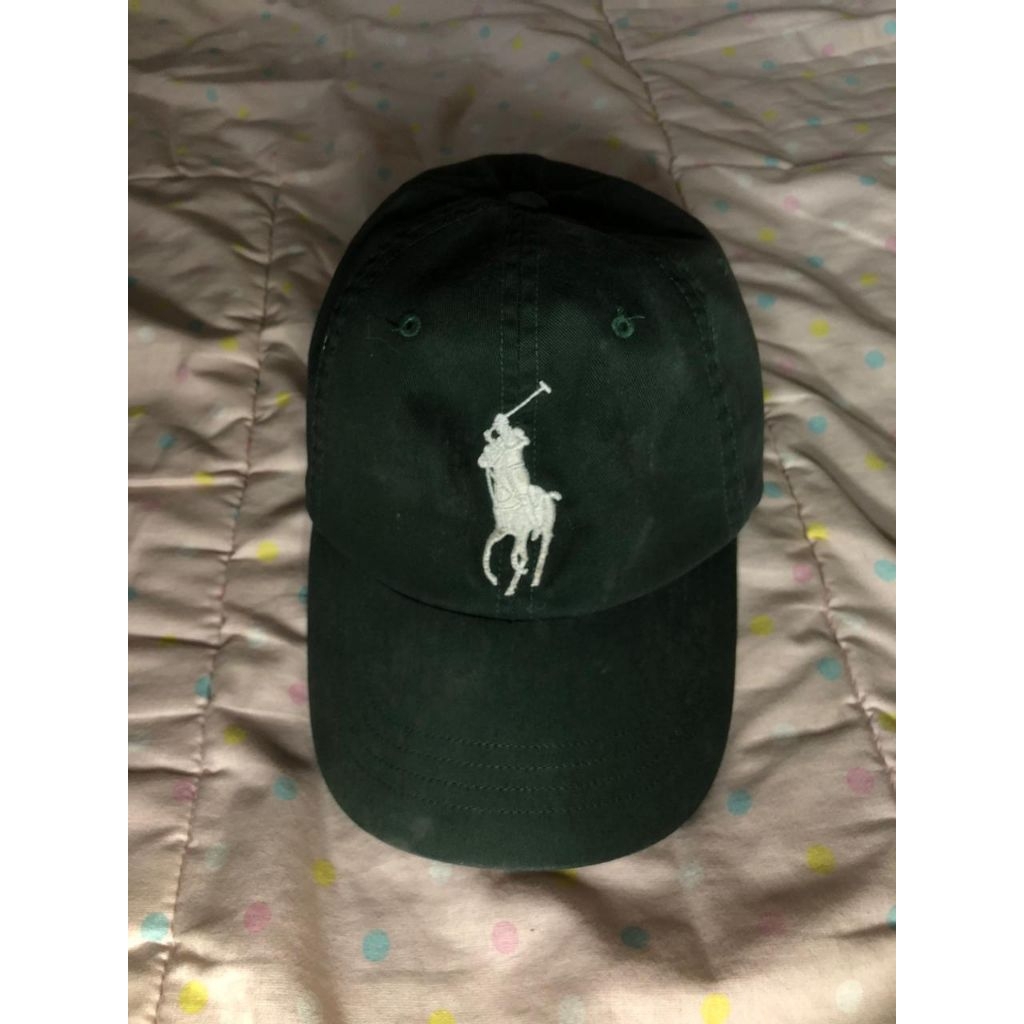 [preloved] topi polo ralphlauren hijau tua