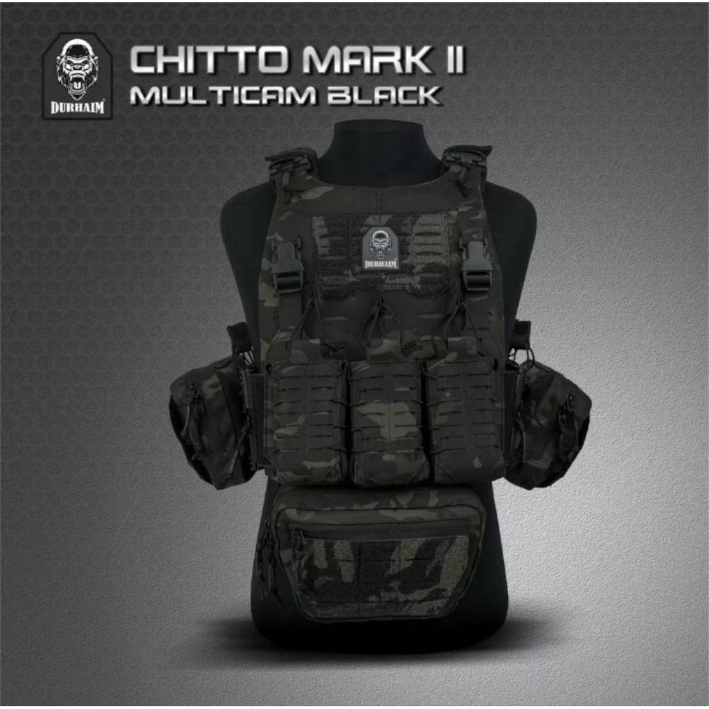 Body vest Durhaim Multicam Black Chitto Mark II