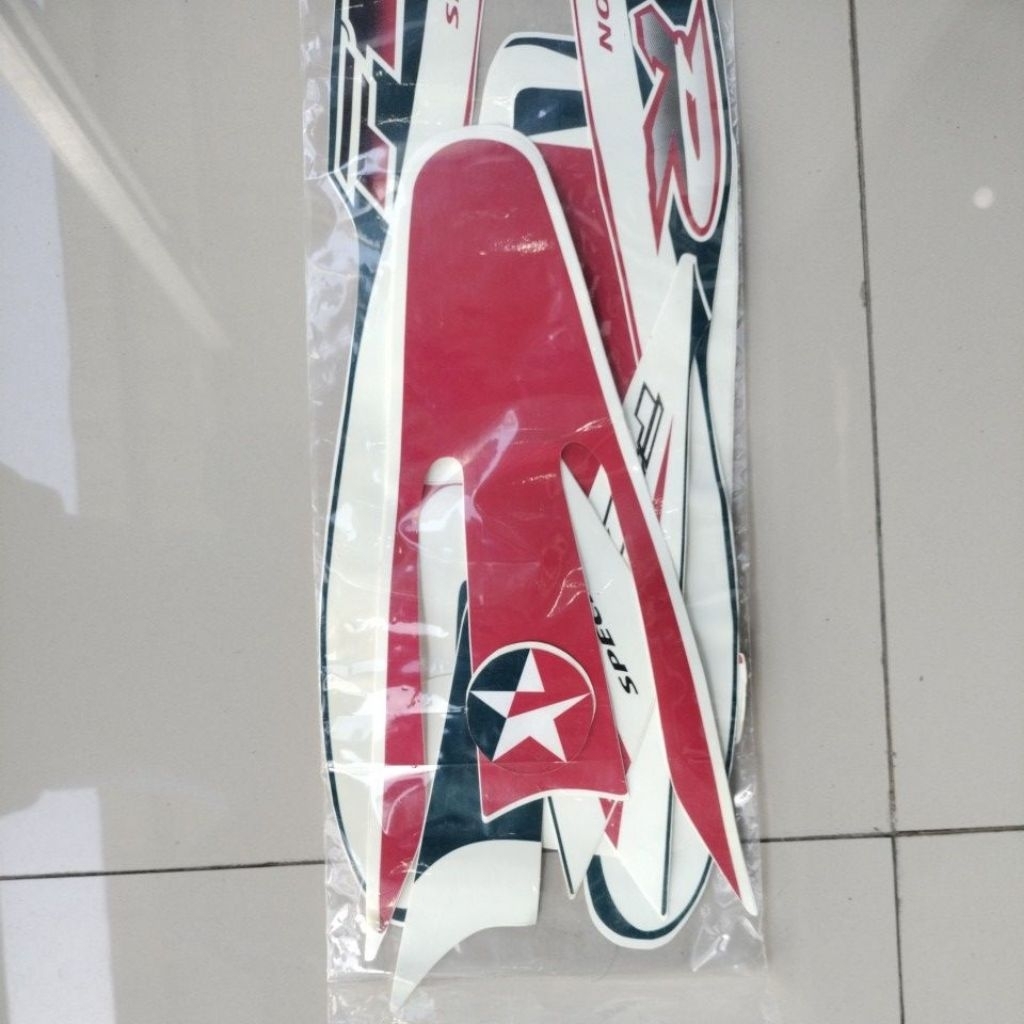 sticker motor yamaha F1ZR Caltex