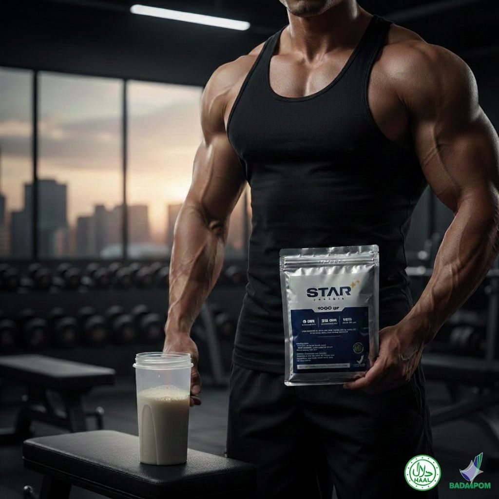 STAR PROTEIN WHEY PROTEIN BUBUK KEDELAI MURNI - 1 KG