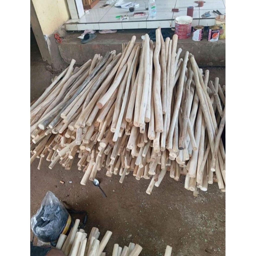 PROMO Ranting kayu jati macrame 150cm. murah.  Ranting kayu jati kering hiasan. ranting kering untuk