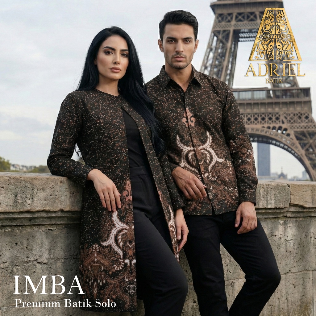 IMBA BATIK TULIS (KEMEJA PRIA / OUTER WANITA)- Kemeja Batik Solo Lengan Panjang Full Furing Slim Fit