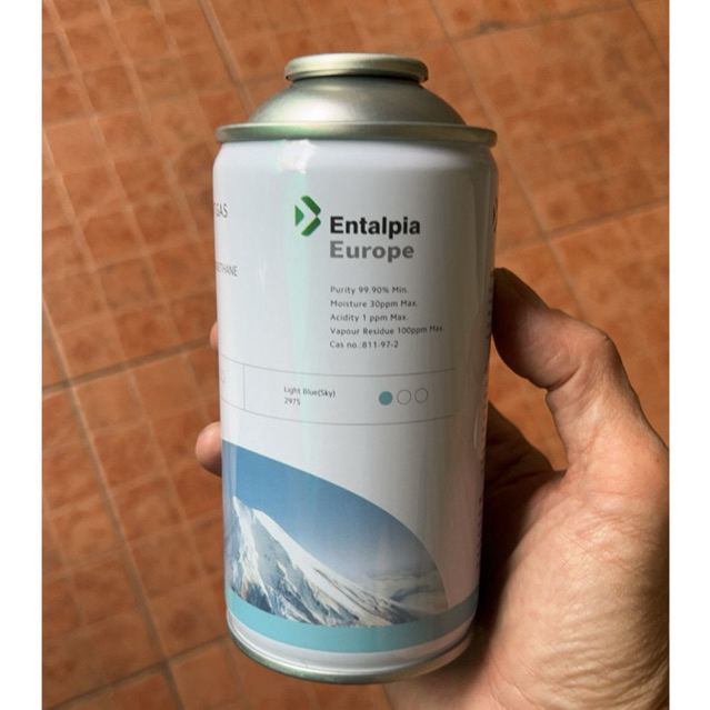 Entalpia R134a Refrigerant Gas 390g