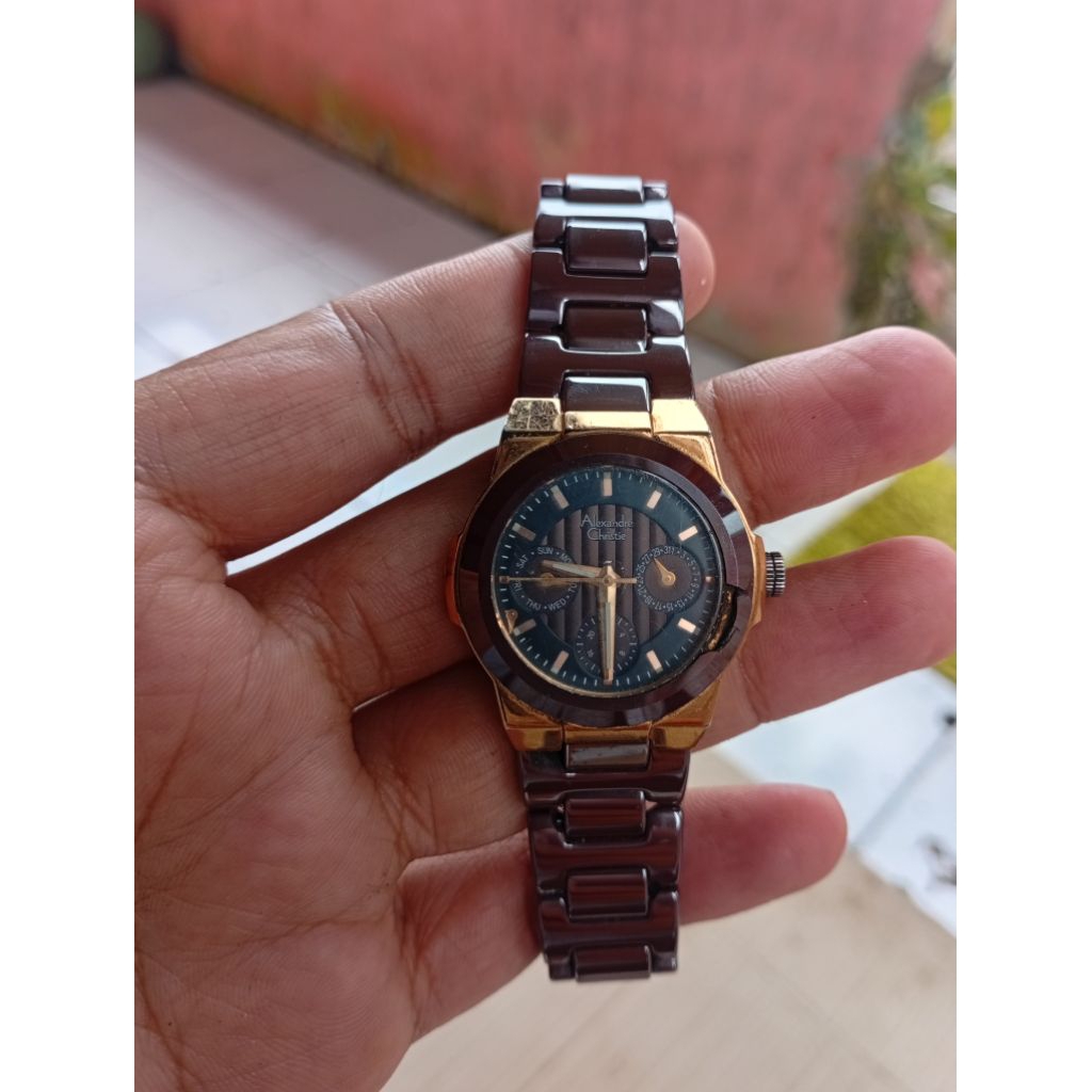 jam tangan Alexandre Christie second bekas original