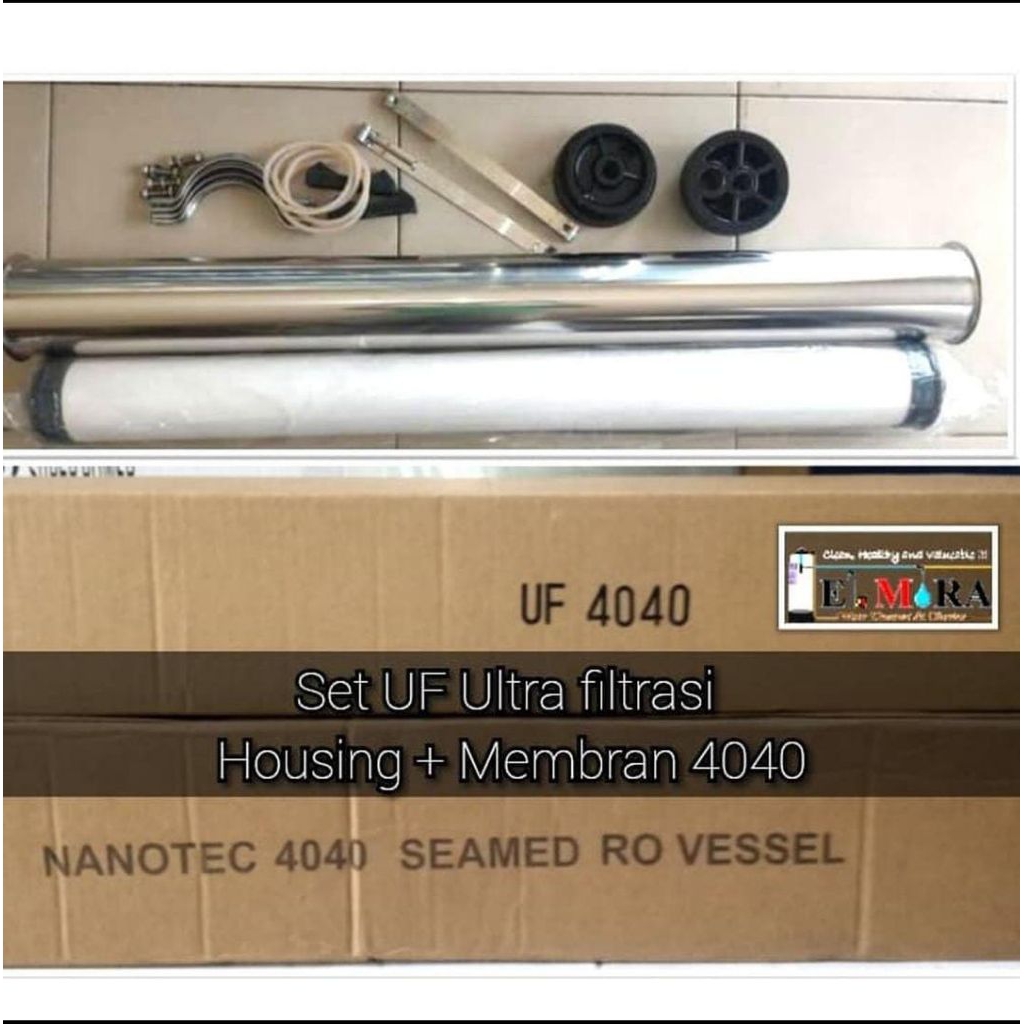 UF 4040 Ultra filtrasi Membran UF+Housing Nanotec