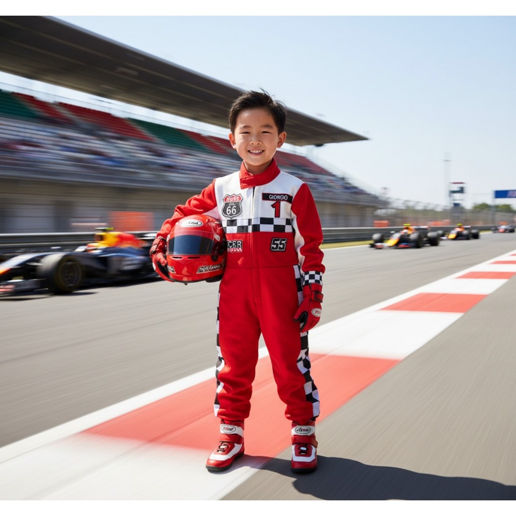 BAJUNIK_PRODUSENBAJUANAK WEARPACK PEMBALAP F1 / KOSTUM ANAK/ KOSTUM ANAK LAKI-LAKI/ KOSTUM NEWBORN/ 