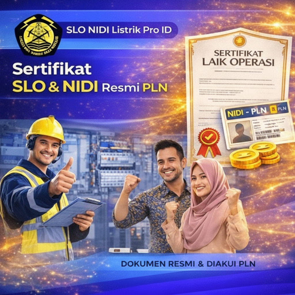 LAYANAN SLO NIDI DAYA 1300 VA SATU PAKET