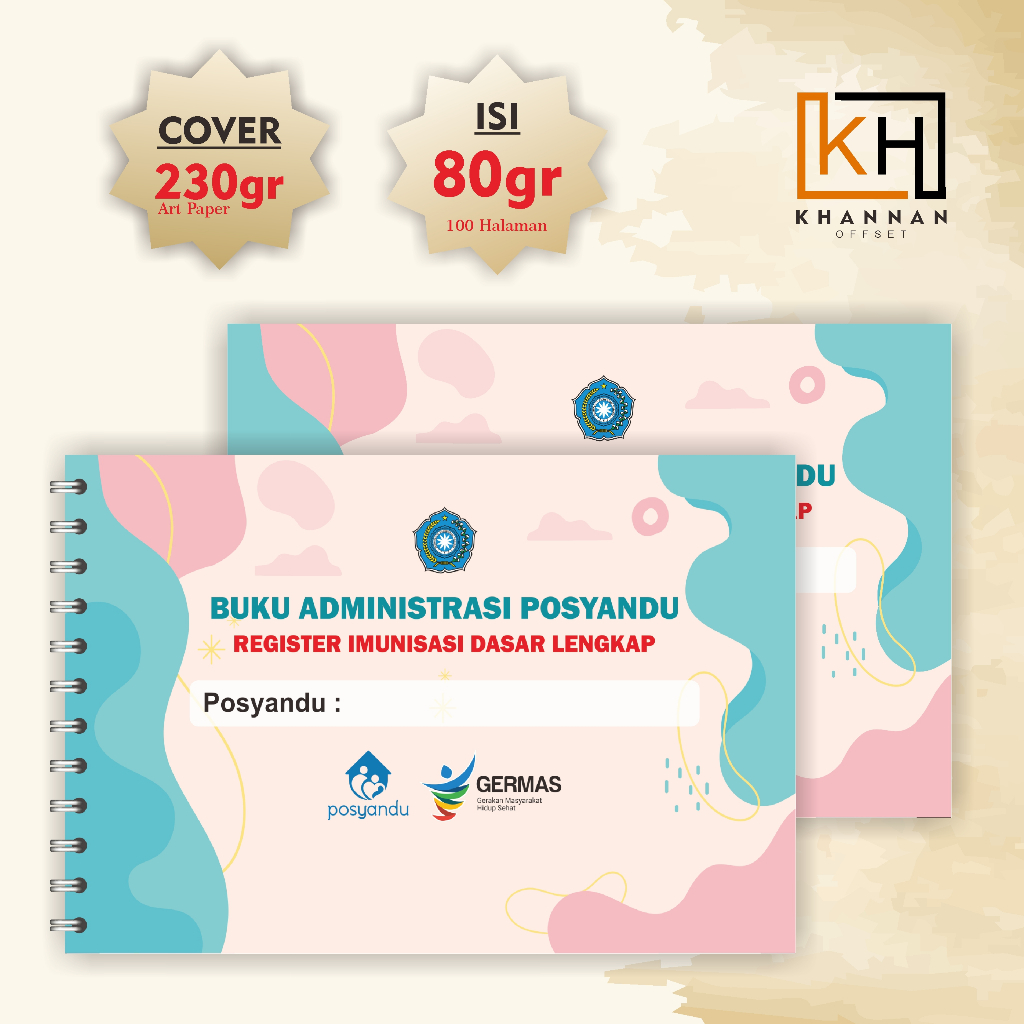 Buku Register ADMINISTRASI POSYANDU F4