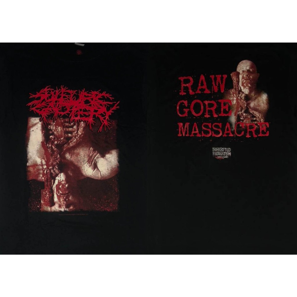 TSHIRT – SULFURIC CAUTERY – RAW GORE MASSACRE (COVER)