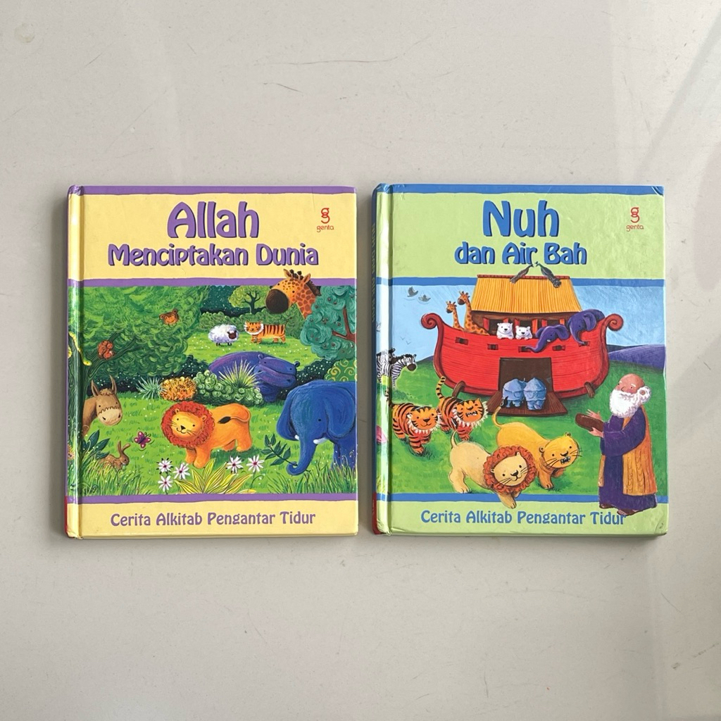 Buku CERITA ALKITAB PENGANTAR TIDUR Nuh dan Air bah Allah Menciptakan Dunia