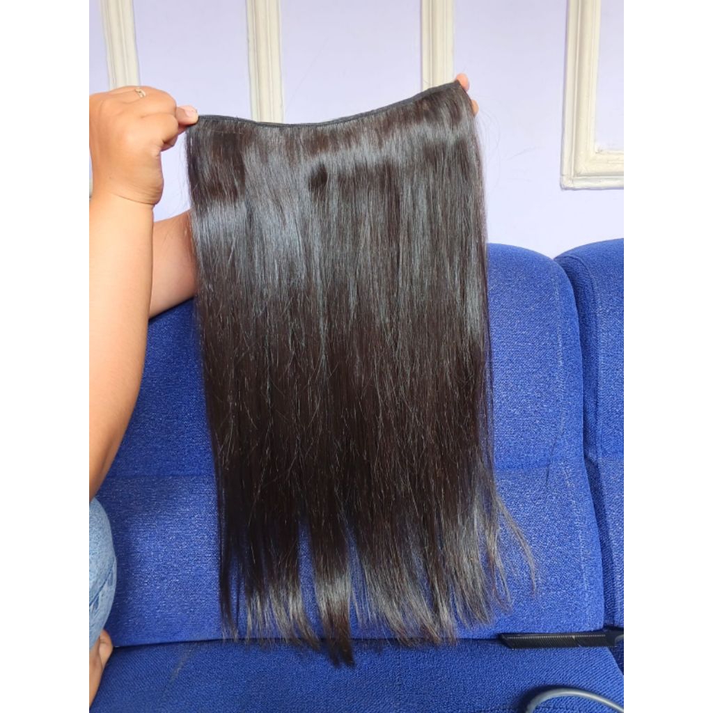 hair clip rambut asli