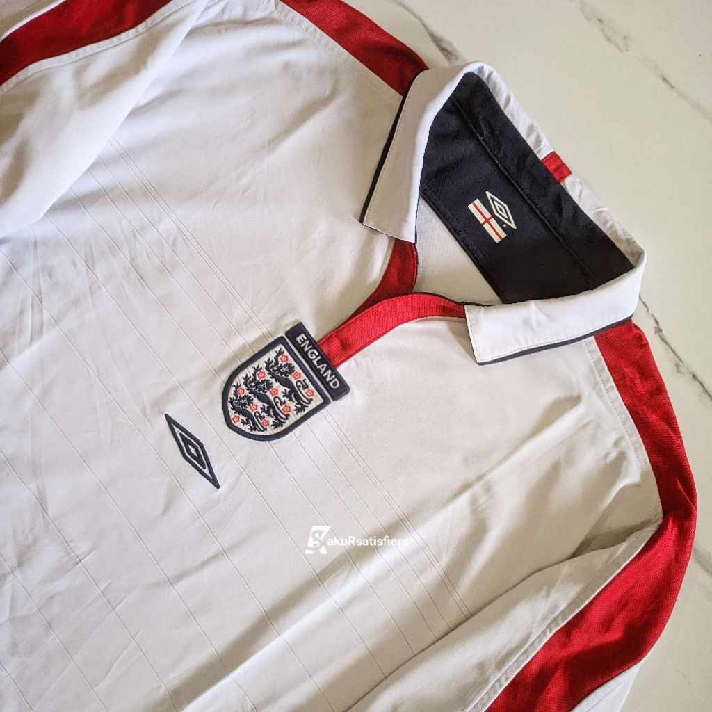 [USED] Jersey England Home 2004 Reversible Original