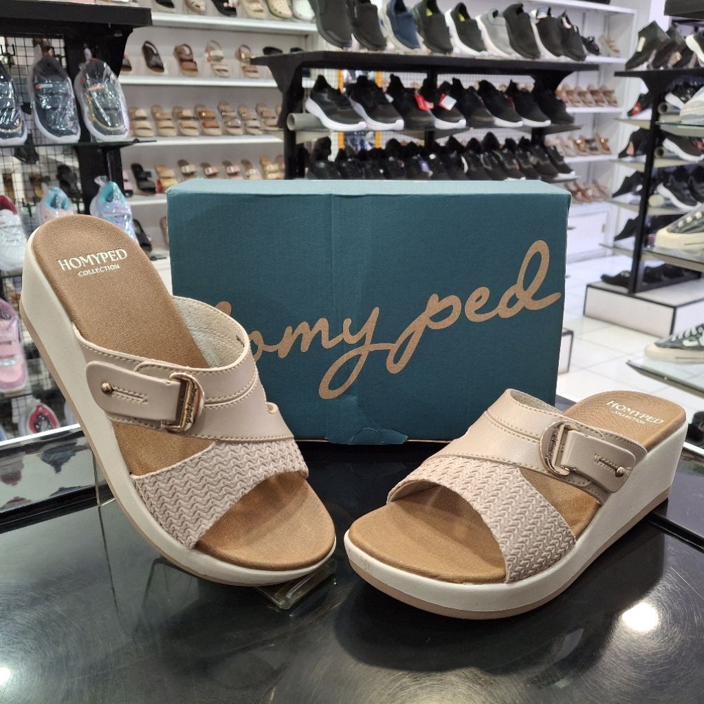 HOMY PED Sandal Wanita | Shafa N 66 | Krem