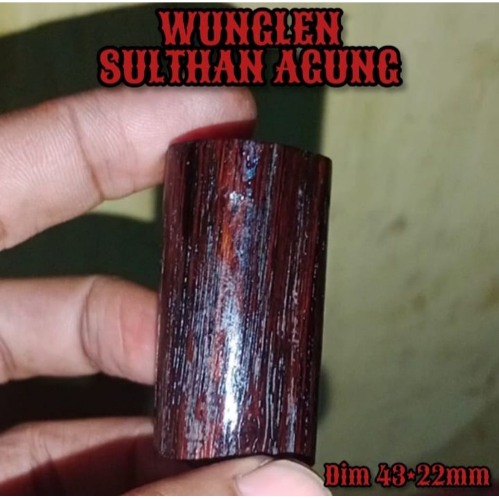 KAYU WUNGLEN SULTAN AGUNG BAHAN CINCIN DAN LIONTIN