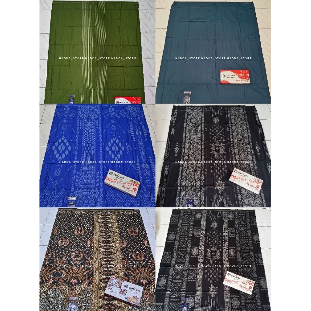 SARUNG GAJAH DUDUK ASIA | GAJAH DUDUK BATIK | SARUNG TENUN GAJAH DUDUK POLOS WARNA DAN TUMPAL