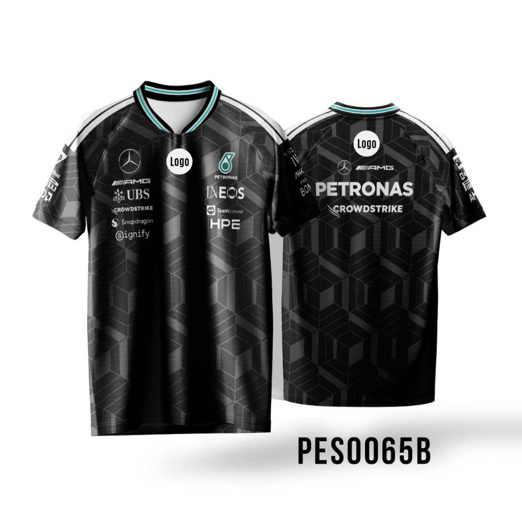 Jersey F1 Full Print Tim MERCEDES 2026 Reguler