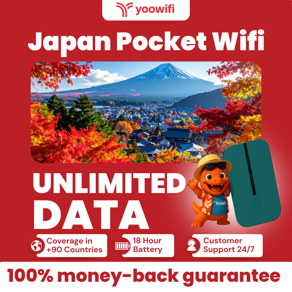 Pocket Wifi Jepang Unlimited Highspeed Wifi Portable Japan Yoowifi
