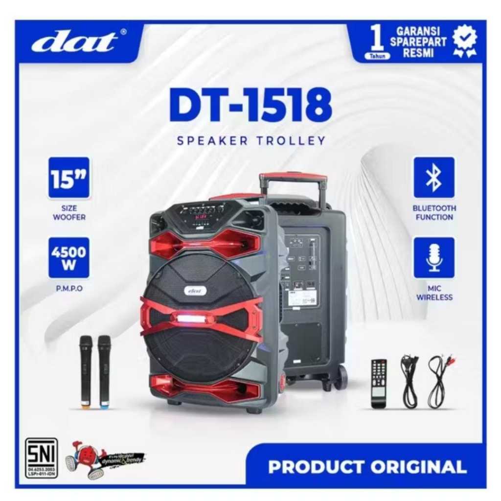 SPEAKER PORTABLE  DAT DT-1518 15INCH ORIGINAL
