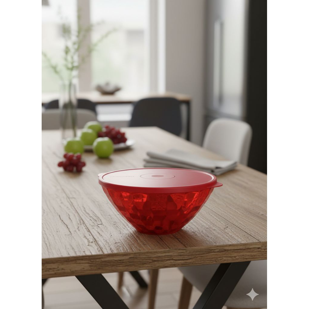 PRISMA BOWL MERAH 2L - TUPPERWARE