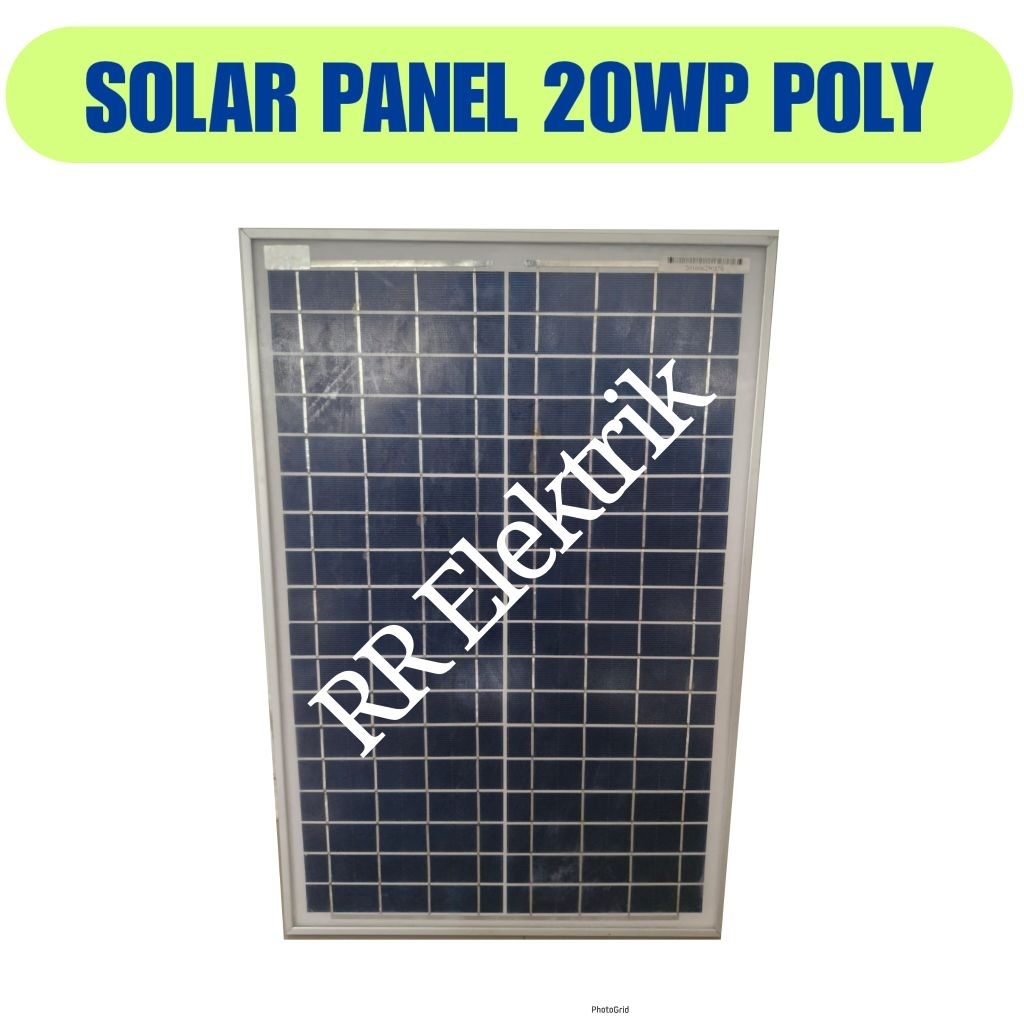 Solar Panel Solar Cell Panel Surya 20wp Poly 20 Wp Polycrystalline