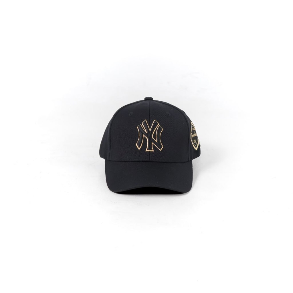 Topi MLB NY YANKEES OUTLINE GOLD BLACK CAP 100% ORIGINAL