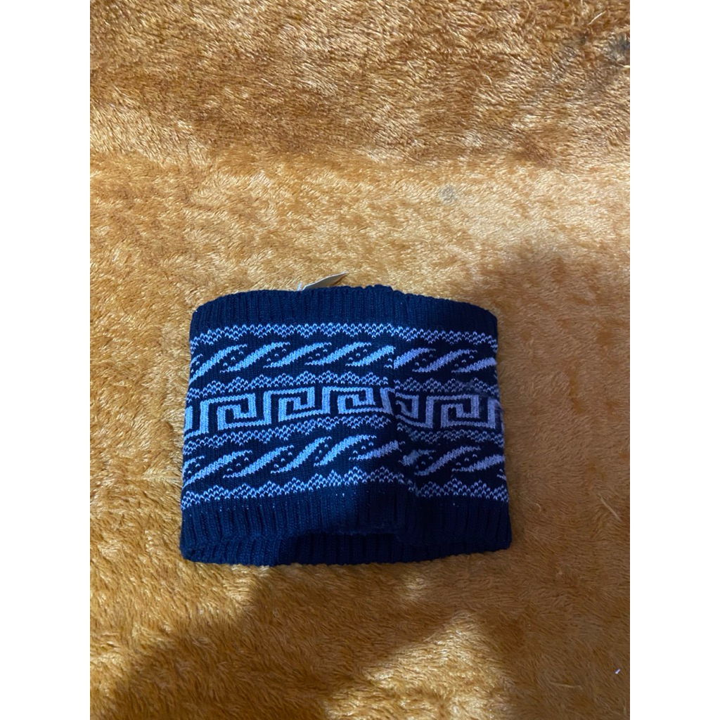 PL Syal Leher Musim Dingin Hitam