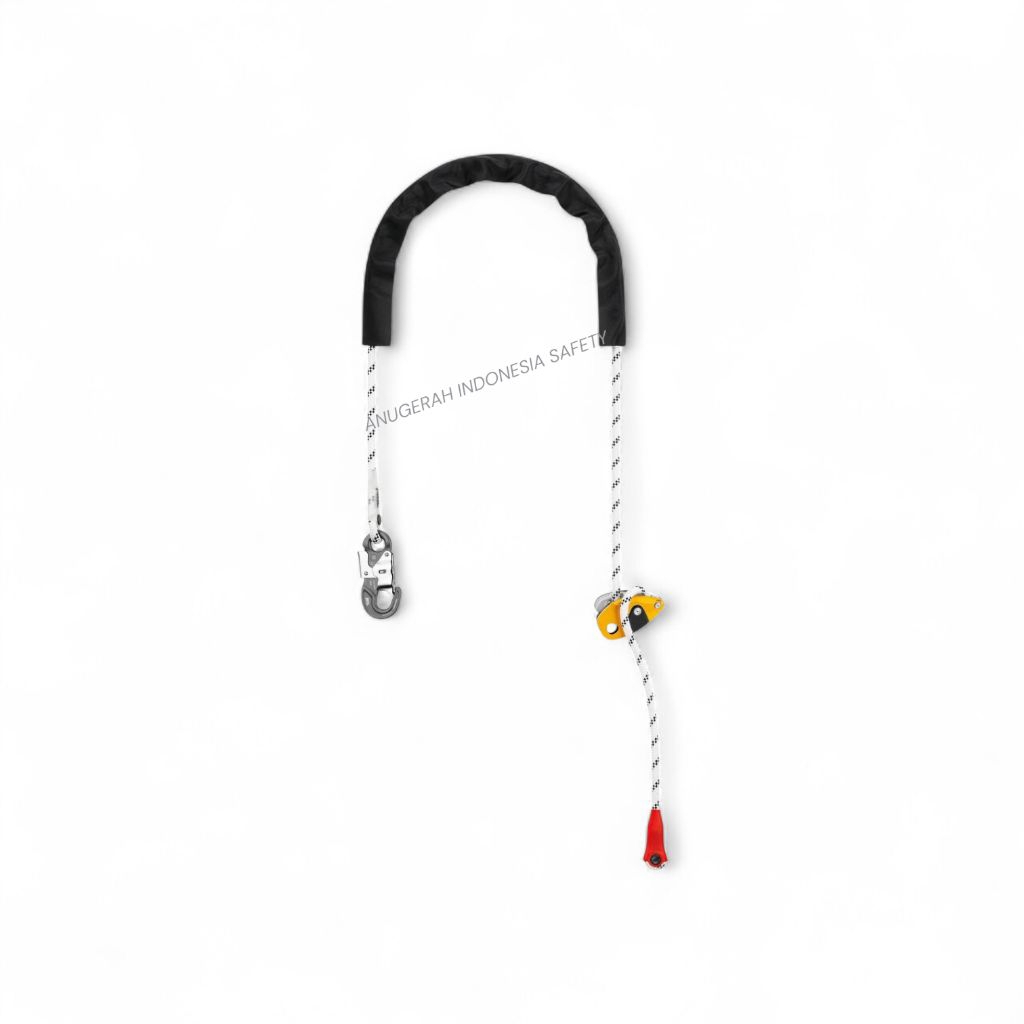 PETZL GRILLON HOOK EUROPEAN VERSION ADJUSTABLE WORK POSITIONING LANYARD WITH HOOK CONNECT ORIGINAL P