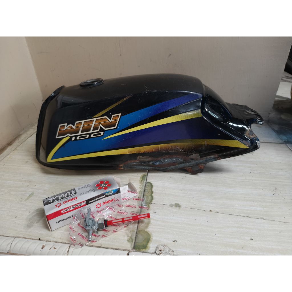 Tangki honda win 100 original copotan siap pake