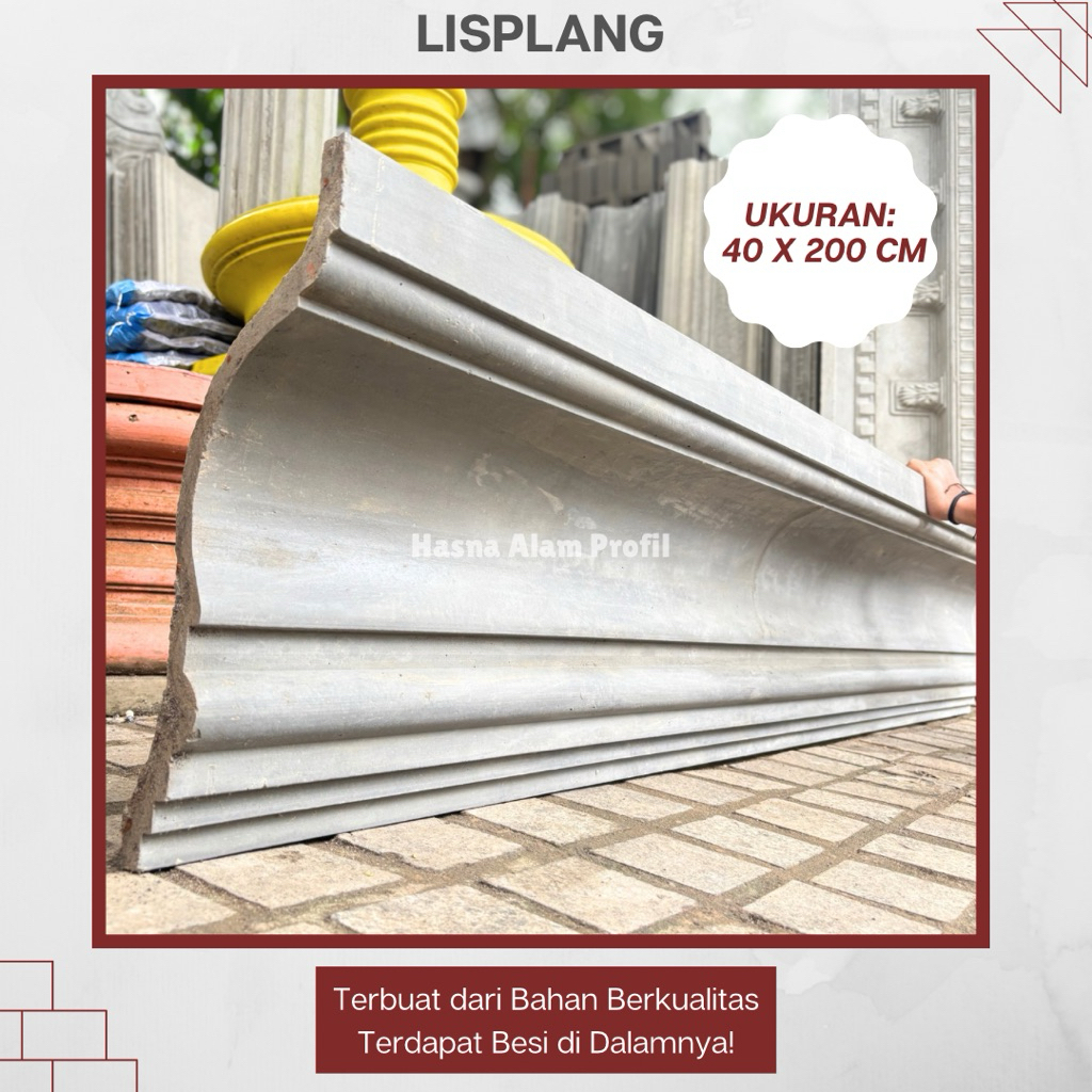 Lisplang Beton 40 x 200 cm – Lis Profil, Lis Profil Beton, lisplang, lis, lis beton, profil beton, l