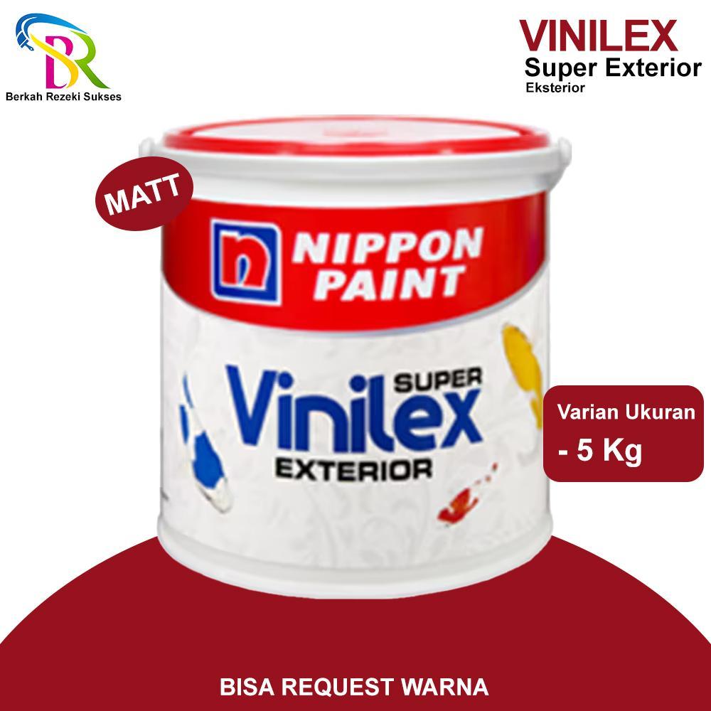 CAT TEMBOK NIPPON VINILEX SUPER EXTERIOR UKURAN 5KG, NIPPON EXTERIOR (5)