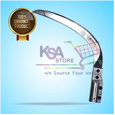 KINGINDO Egrek Ultra Long Sickle 47cm Alloy Holder 32mm Baja Springsteel Besi Alloy
