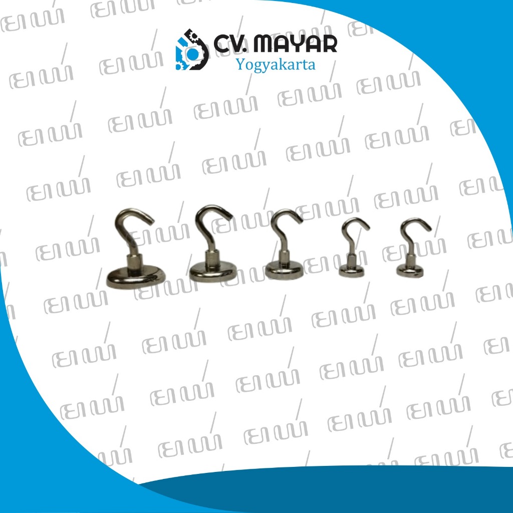 ALDO Magnetic Hook Open / Gantungan Magnet Tempel Aldo 16mm, 20mm, 25mm, 32mm [PER PCS]