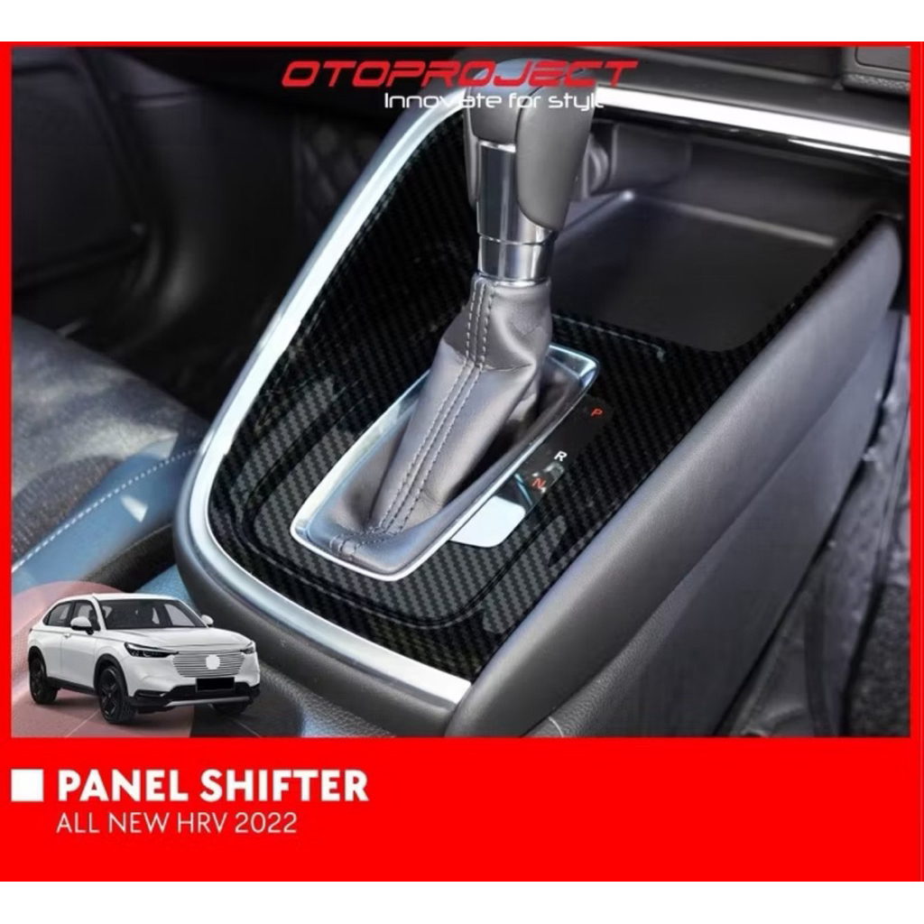 Otoproject Panel Shifter All New HRV 2022 Carbon | Cover Perseneling HRV 2022