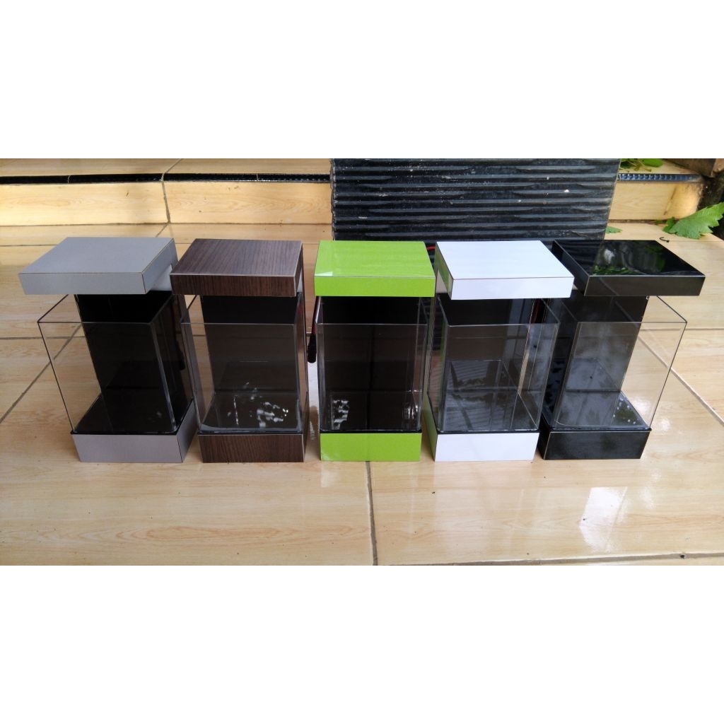 tempat cupang pajangan aquarium cupang estetik rak cupang dekorasi ruangan cupang