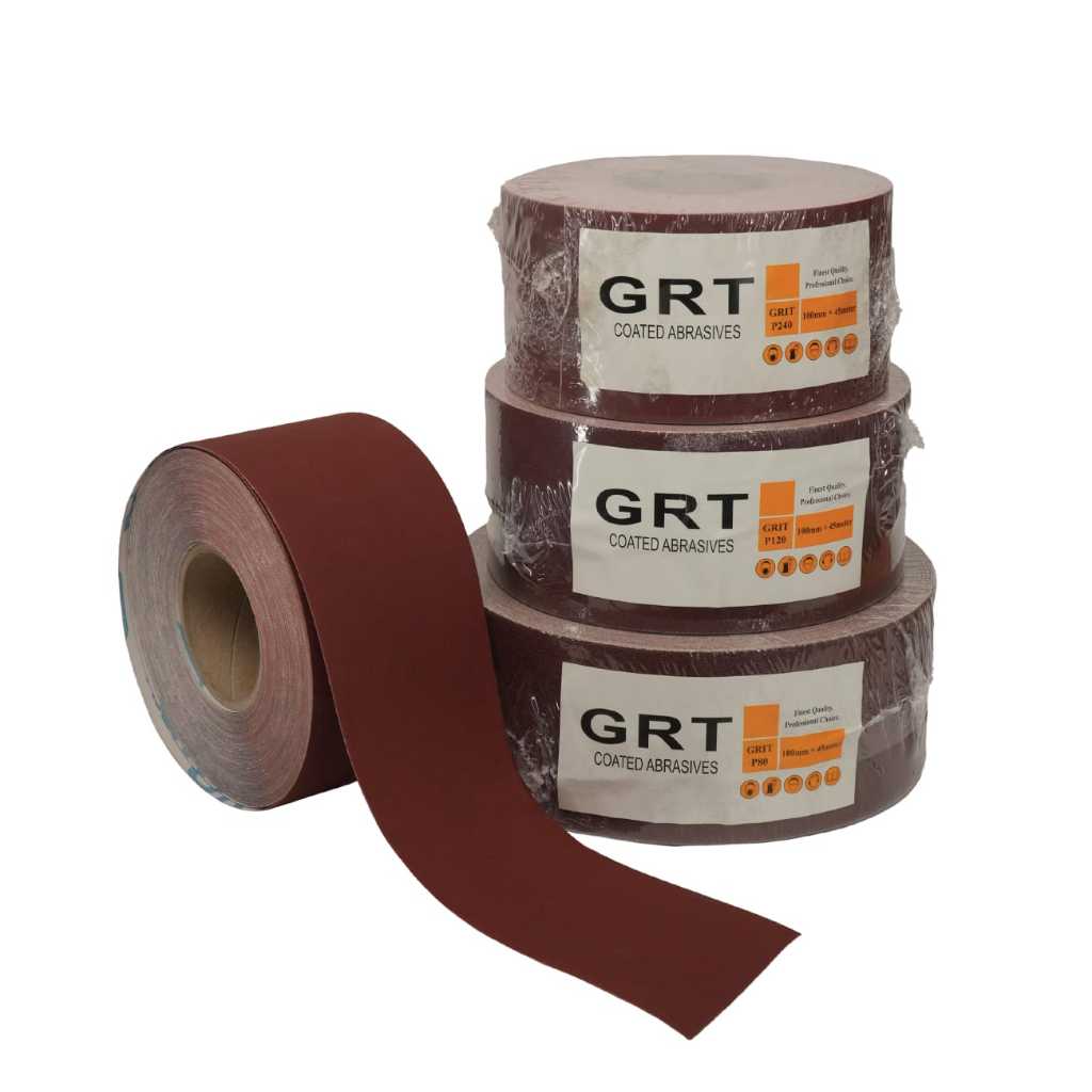 GRT Amplas Roll 80 [ #80 ] 1 Roll 10 Cm x 40 Meter