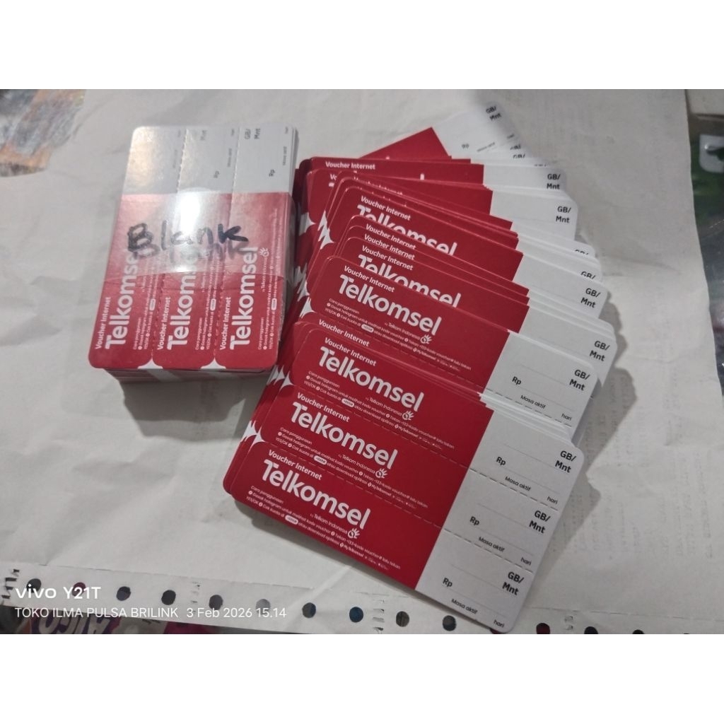 Voucher kosong telkomsel