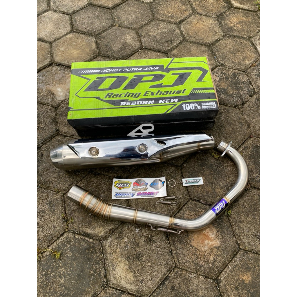 Knalpot std racing model supra fi pnp mp cb gl by dpj reborn original