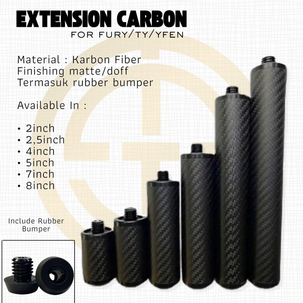 Extender / Extension Karbon Fury / TY / Yfen