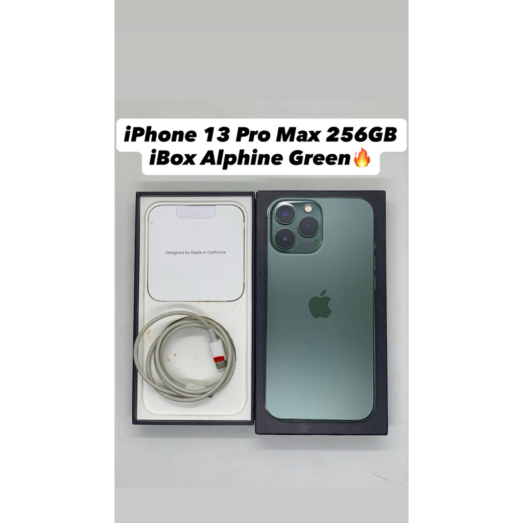 iPhone 13 Pro Max 256GB Resmi iBox Alphine Green