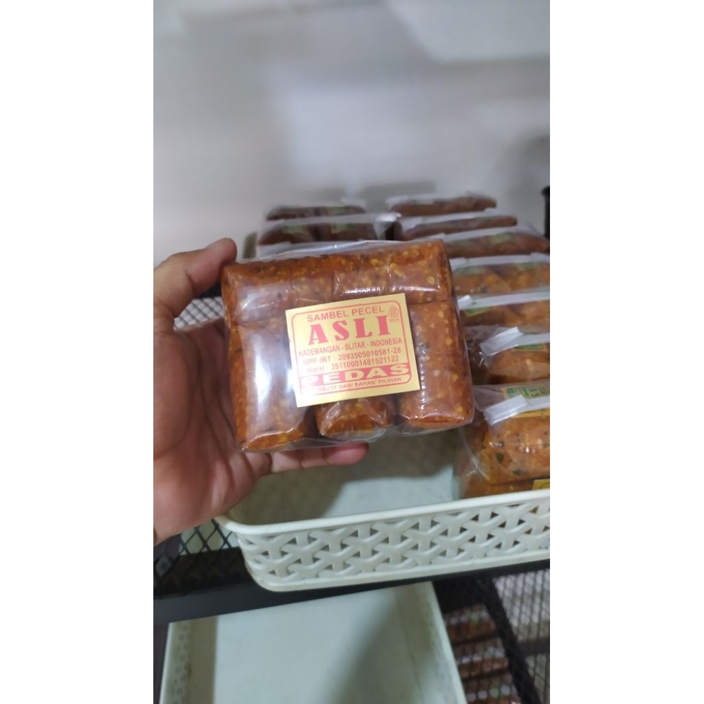 SAMBEL PECEL ASLI BLITAR KEMASAN KECIL425gr - RASA OTENTIK 5 KEMASAN