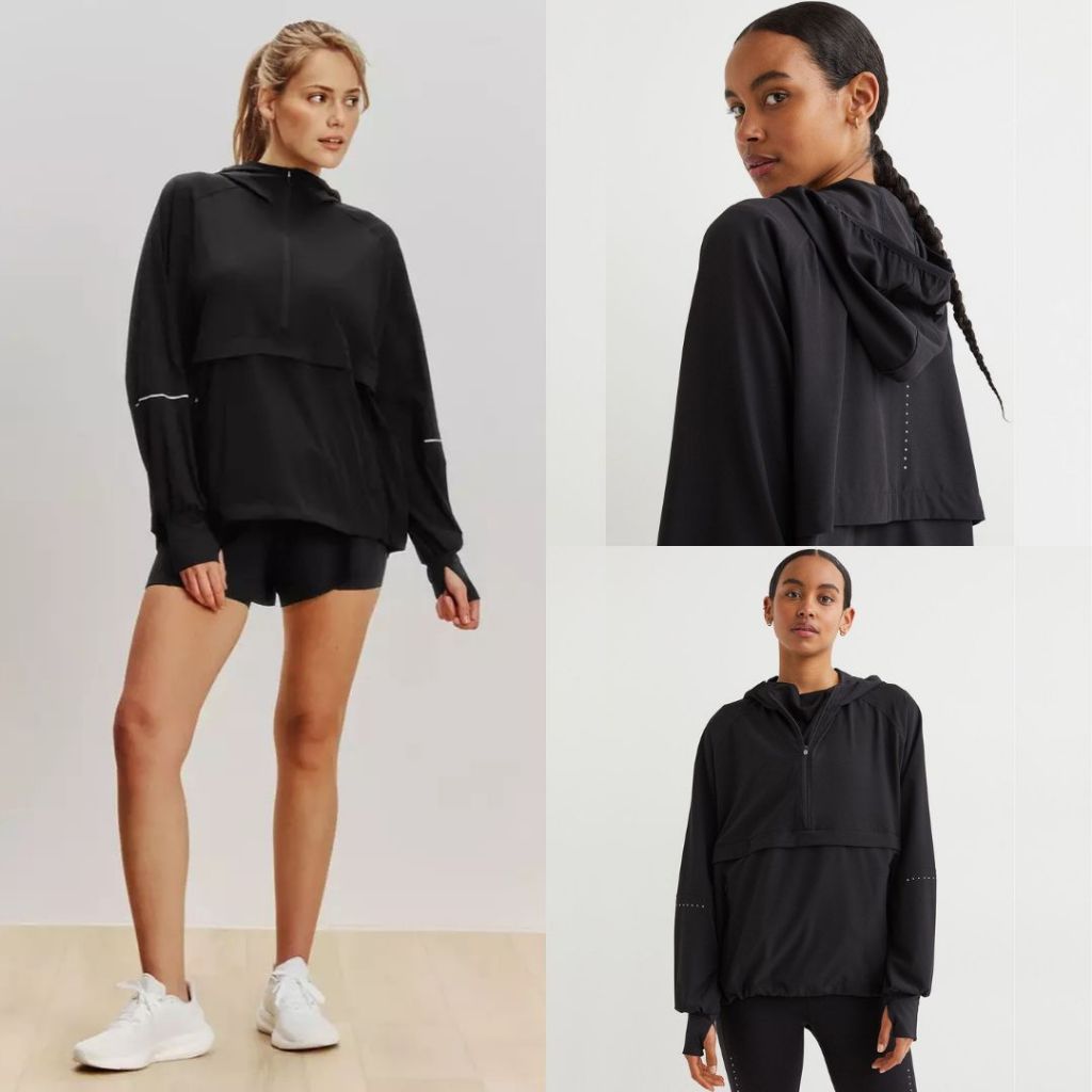 HM Dry Move Running Jacket - Jaket Olahraga Hoodie