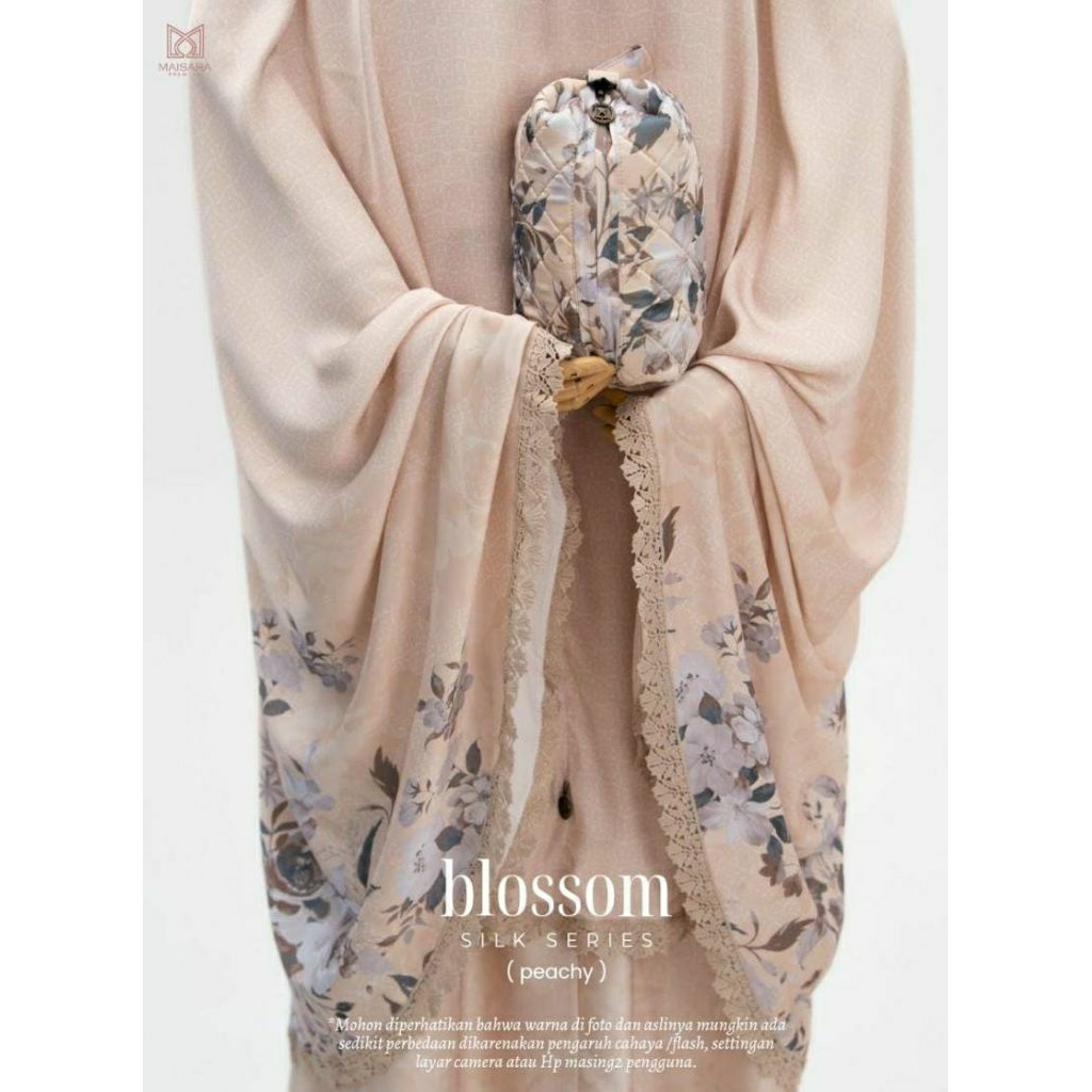 Mukena silk Blossom MAISARA | SILK BLOSSOM | MAISARA PREMIUM ORIGINAL