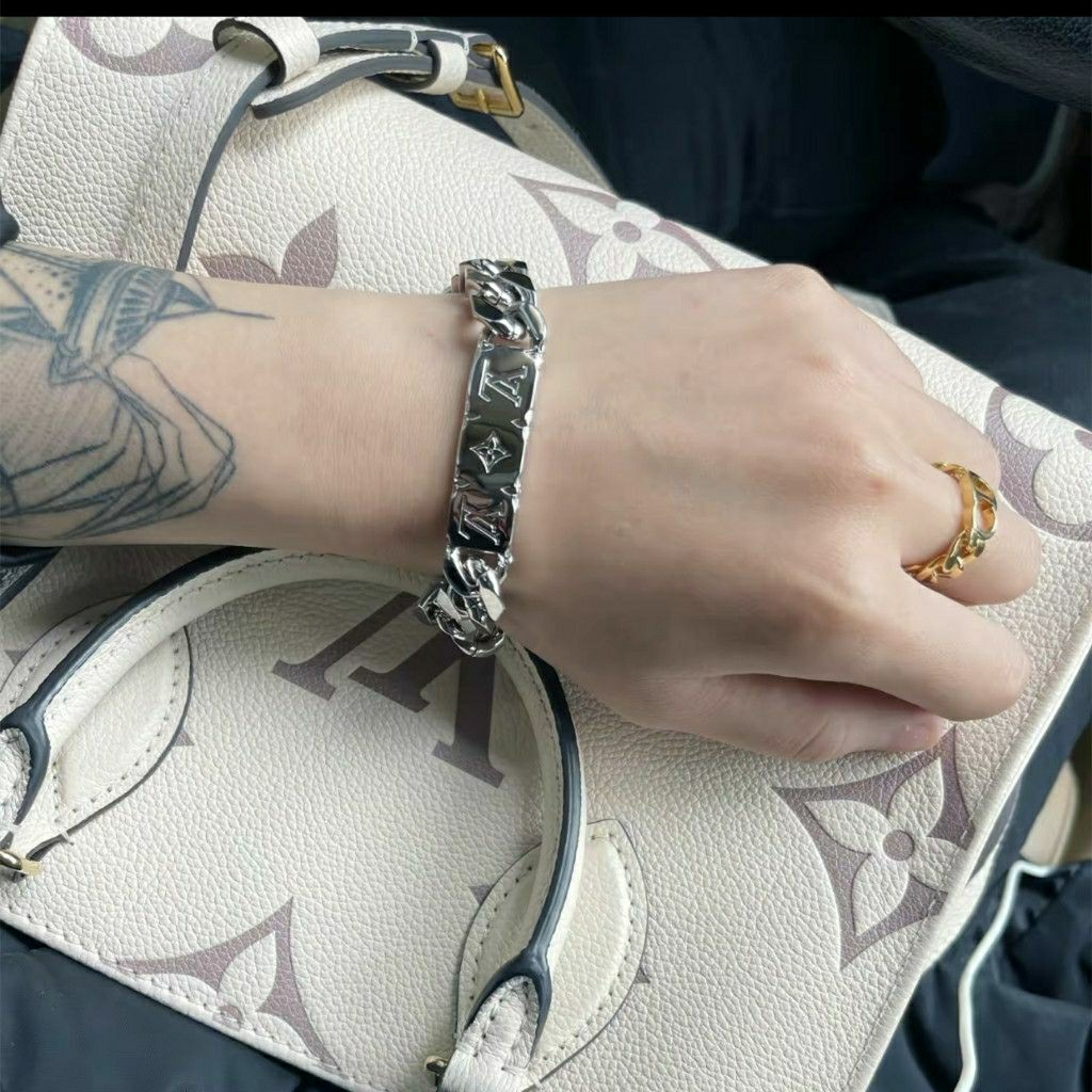 Gelang Rantai Pria Mewah Gelang Perak Silver Pria Gelang Emas Pria Gelang Cowok