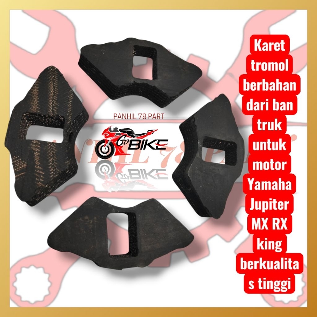 karet tromol bekas ban truk untuk motor Yamaha Jupiter /Vega R / RX king